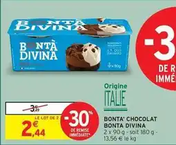 Intermarché Bonta' chocolat offre