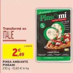 Intermarché Facile - pinsa ambiante offre