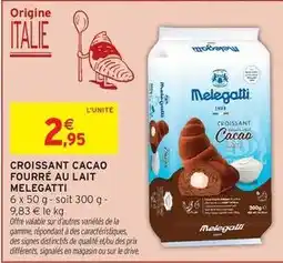 Intermarché Signal - croissant cacao fourré au lait offre