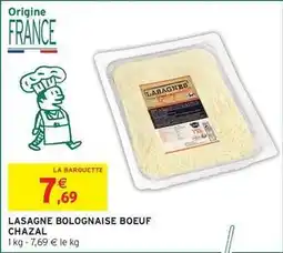 Intermarché Lasagne bolognaise boeuf offre