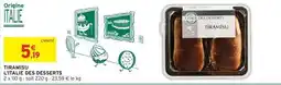Intermarché Tiramisu l'italie des desserts offre