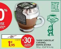 Intermarché Tasse chocolat caramel offre