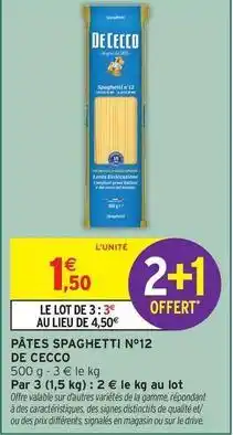 De cecco - pâtes spaghetti n°12