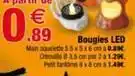 Bazarland Bougies led offre