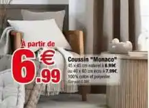 Bazarland Coussin offre