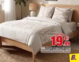 Bazarland Parure 3 pièces felidae naturel offre