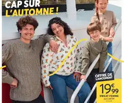 DistriCenter Cap - sweat femme offre