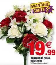 Bazarland Bouquet de roses et jasmins offre
