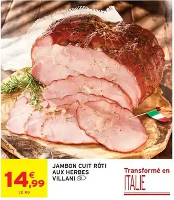 Villani Jambon cuit rôti aux herbes
