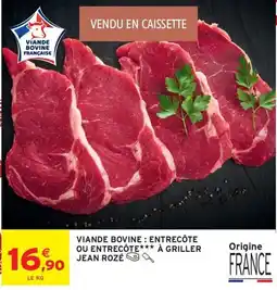 Intermarché JEAN ROZÉ Entrecôte offre
