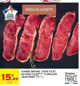 Intermarché JEAN ROZÉ FAUX FILET offre