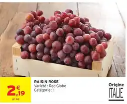 Intermarché RAISIN ROSE offre