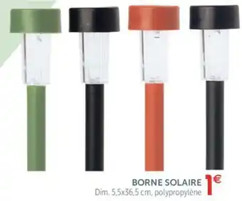 Gifi Borne solaire offre