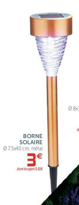 Gifi Borne solaire offre