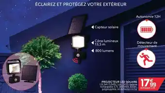 Gifi Projecteur LED solaire offre