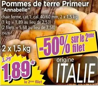 Norma Pommes de terre primeur offre