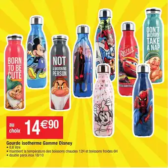 Migros Gourde isotherme gamme disney offre