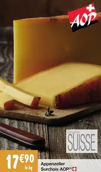 Migros Appenzeller surchoix AOP offre