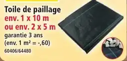 Norma Toile de paillage offre
