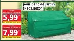 Norma pour banc de jardin offre