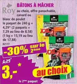 Norma Roy Bâtons à mâcher offre