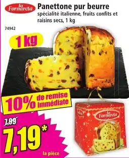 Norma Fornaretta Panettone pur beurre offre
