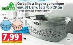 Norma TOPTEX Corbeille à linge ergonomique offre