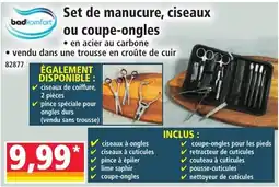 Norma badkomfort Set de manucure, ciseaux ou coupe-ongles offre