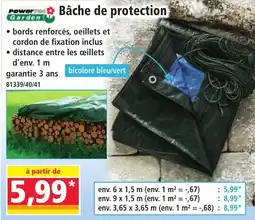 Norma Power Garden Bâche de protection offre
