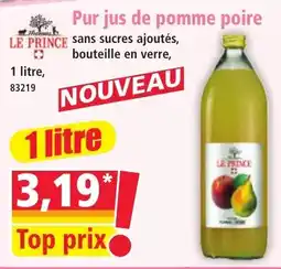 Norma LE PRINCE Pur jus de pomme poire offre