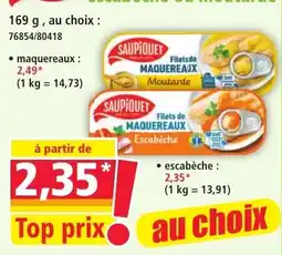 Norma SAUPIQUET Filets de Maquereaux offre