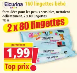 Norma Elcurina lingettes bébé offre