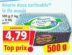 Norma Beurre Le Fin Moulé offre