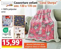 Norma DREAMTEX junior Couverture enfant "Coral Sherpa" offre