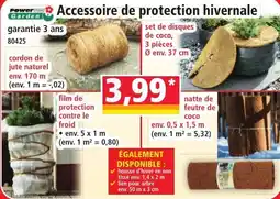 Norma Power Garden Accessoire de protection hivernale offre