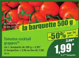 Norma Tomates cocktail grappes offre