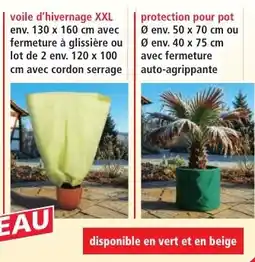 Norma voile d'hivernage XXL offre