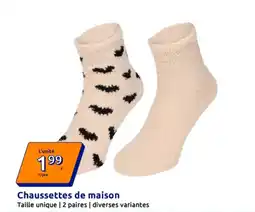Action Chaussettes de maison offre