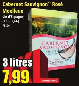 Norma Cavignan Cabernet Sauvignon Rosé Moelleux offre
