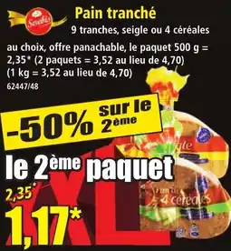 Norma Serebis Pain tranché offre