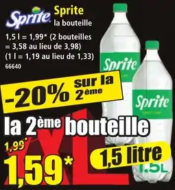Norma Sprite la bouteille offre