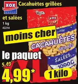 Norma XOX Cacahuètes grillées offre
