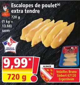 Norma Siebert Escalopes de poulet offre