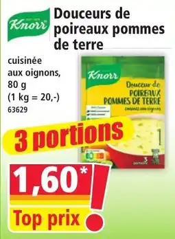 Norma Knorr Douceurs de poireaux pommes de terre offre