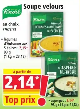 Norma Knorr Soupe velours offre