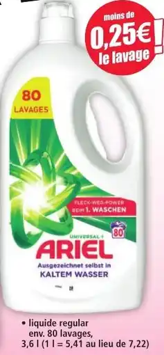 Norma ARIEL liquide regular offre