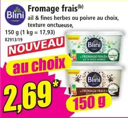 Norma Blini Fromage frais offre
