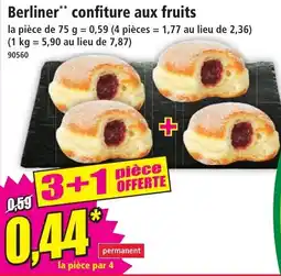 Norma Berliner** confiture aux fruits offre