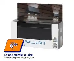 Action Lampe murale solaire offre