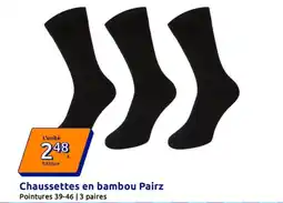 Action Pairz Chaussettes en bambou offre